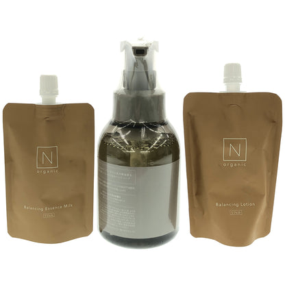 Z000 N organic HOME バランシング エッセンス ミルク 60mL & バランシング ローション 100mL & ホイップ アロマ ハンドソープ 350mL 計3個セット　ラスト1点！