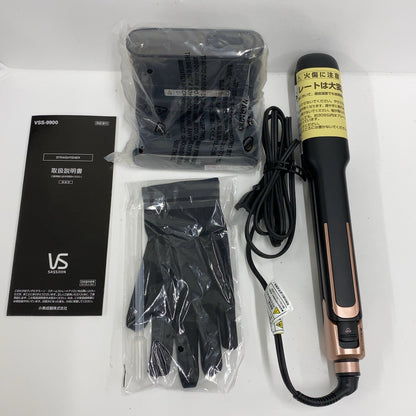 CW1N D ヴィダルサスーン(Vidal Sassoon) ストレート ヘアアイロン  マジックシャイン VSS-9900 ブラック