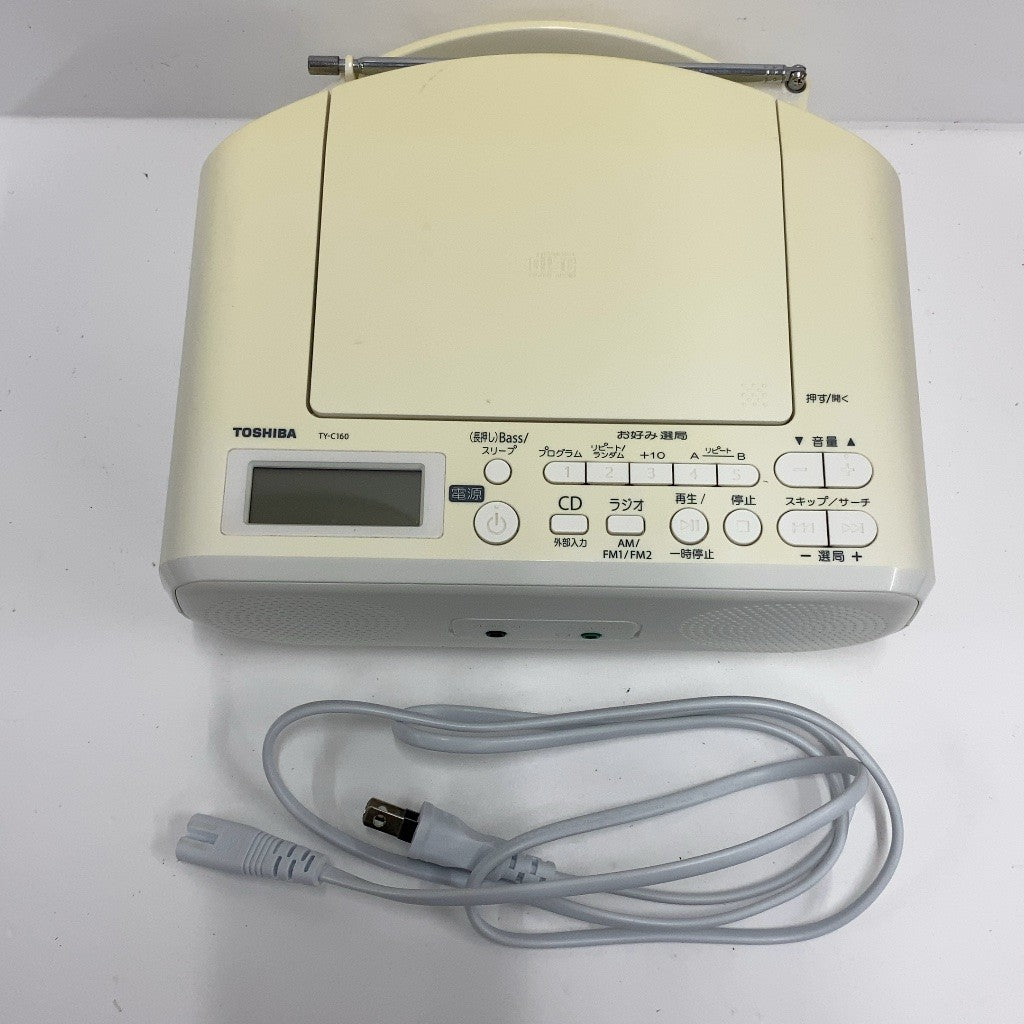 CW1B D TOSHIBA 東芝 CDラジオ TY-C160 ホワイト