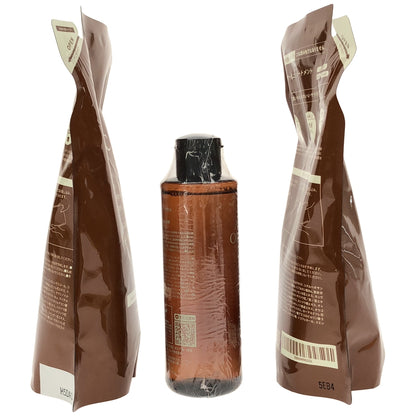 Z000 オルナ オーガニック シャンプー(つめかえ用) & トリートメント(つめかえ用) 400mL & 化粧水 200mL 3個セット