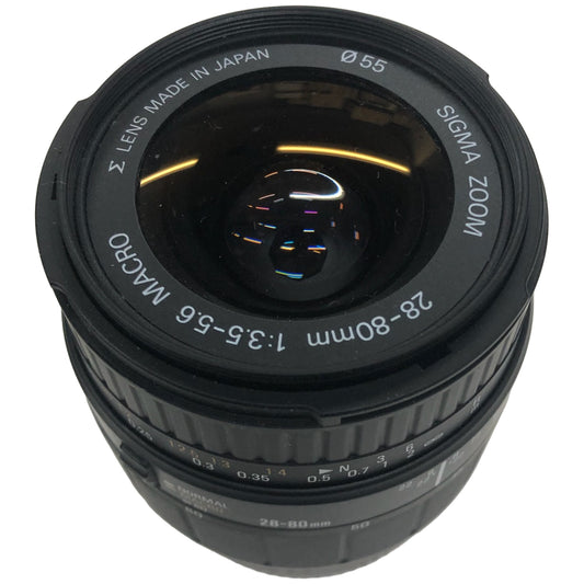 C979 Sigma 28 – 80 mm f3 . 5 – 5.6 aspherical-macroレンズfor minolta-afカメラ
