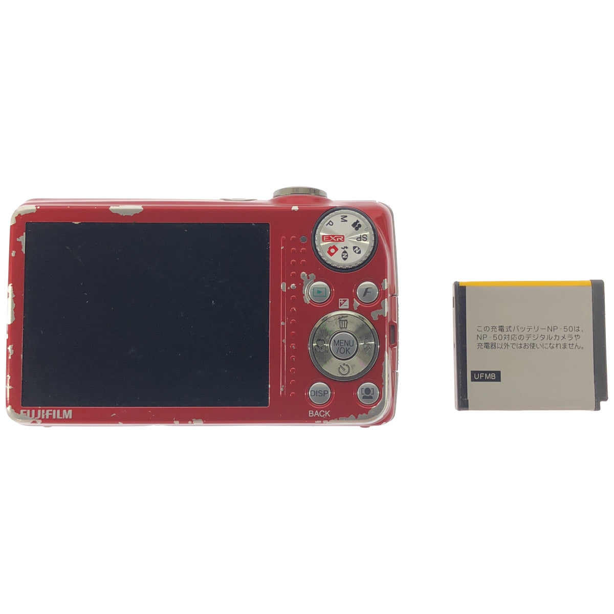 Z000 FUJIFILM デジタルカメラ FinePix F80EXR レッド FX-F80EXR R　ラスト1点！