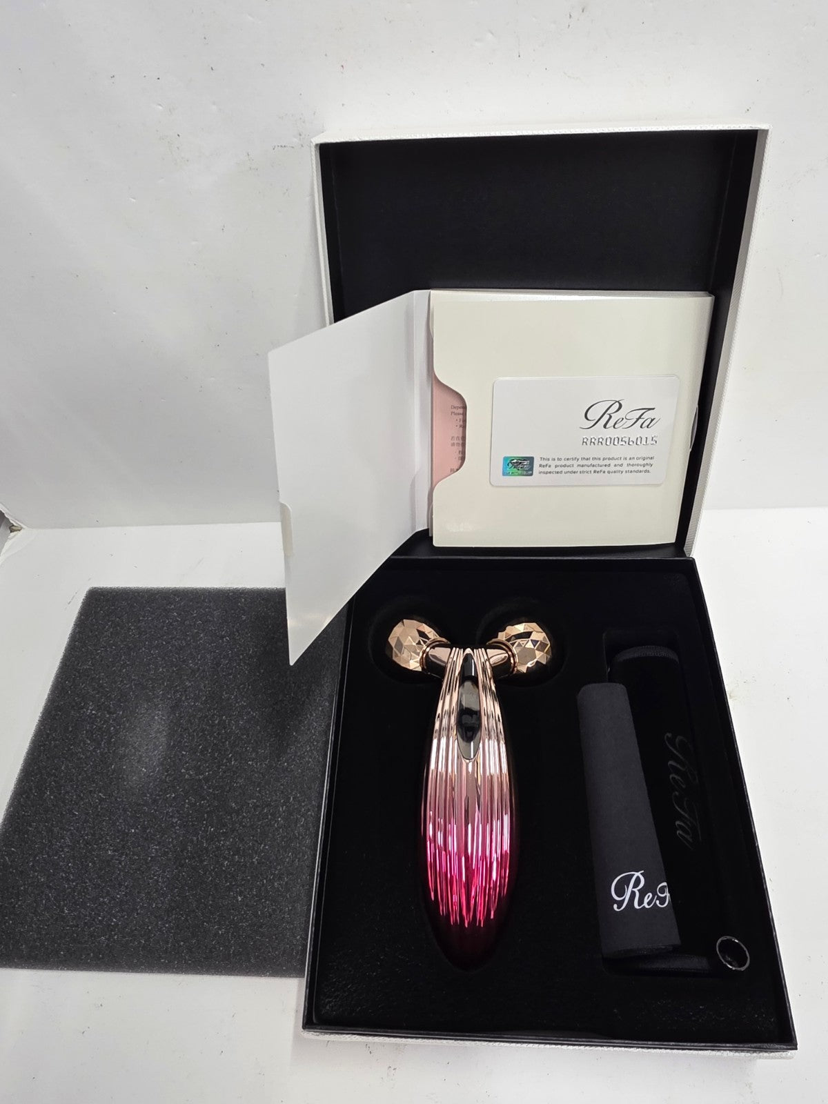 CU05 ReFa リファ CARAT RAY 美顔ローラー レッド ゴールド RF-PC2019B-RB 箱付き
