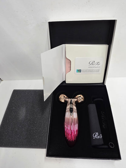 CU05 ReFa リファ CARAT RAY 美顔ローラー レッド ゴールド RF-PC2019B-RB 箱付き