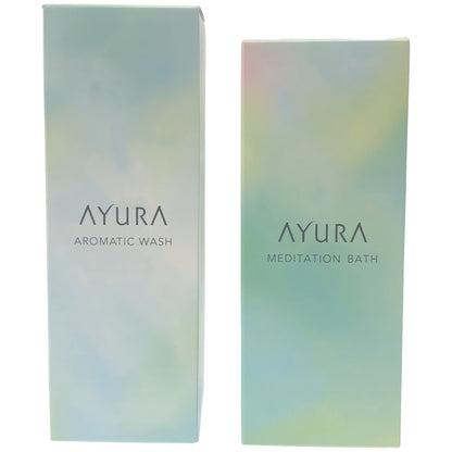 Z000 アユーラ メディテーション バスt 300ml & アロマティックウォッシュa 300ml 2本セット