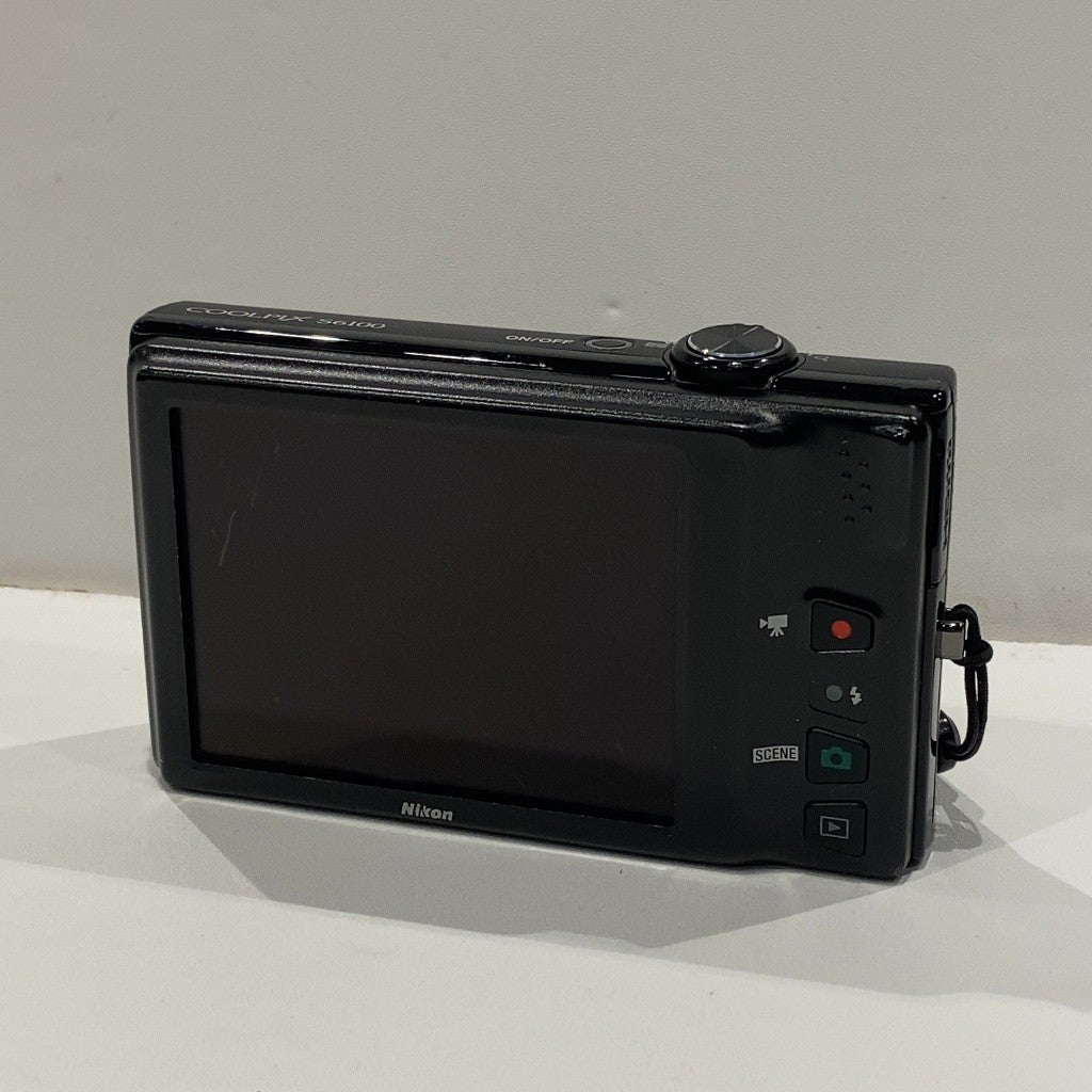 C9P1 D NikonデジタルカメラCOOLPIX S6100 ノーブルブラック S6100BK