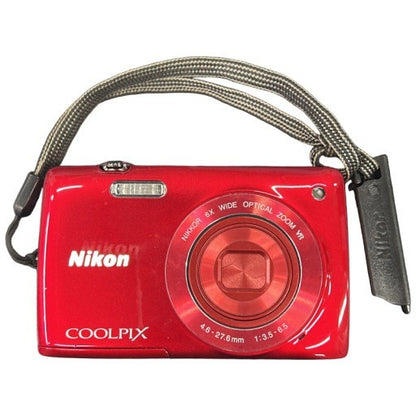 CW72 Nikon デジタルカメラ COOLPIX (クールピクス) S4300 グロッシーレッド S4300RD