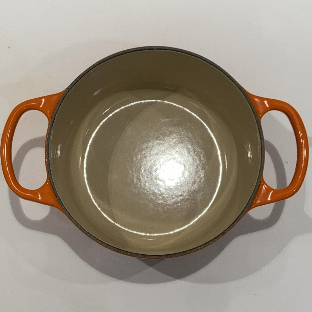 C9T3 D ルクルーゼ ココットロンド  16cm オレンジ