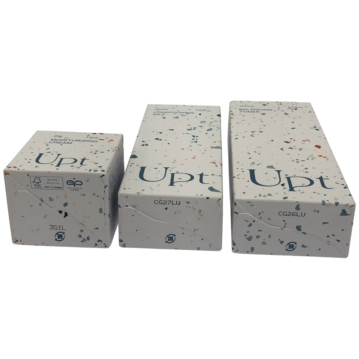 Z000 ウプト バランシングトナー 155mL& コンディショニングミルク 120mL& モイスチャライジングクリーム 40g 3個セット
