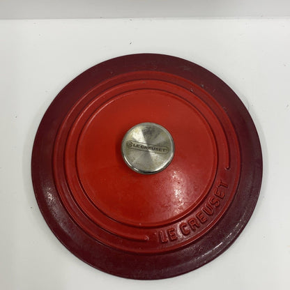 C97B D LE CREUSET ル・クルーゼ ココットロンド 22cm 両手鍋 チェリーレッド