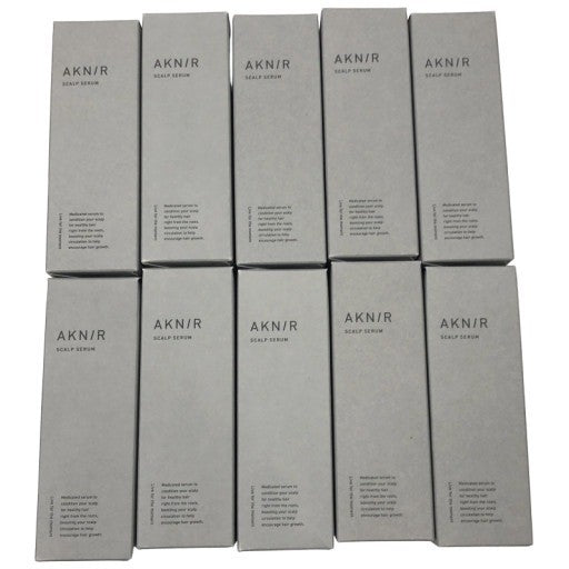 C843 ★AKNIR アクニー AKN/R 薬用ヘアスカルプセラム 育毛セラム 10ヶ月分 80ml 10本セット【M】