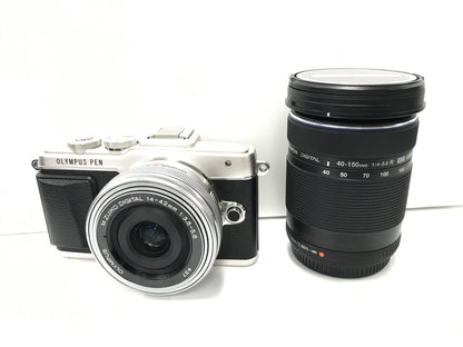 C622 D オリンパス OLYMPUS PEN E-PL7 EZ DZKIT SLV V205072SE001 EZダブルズームキット シルバー ミラーレス一眼