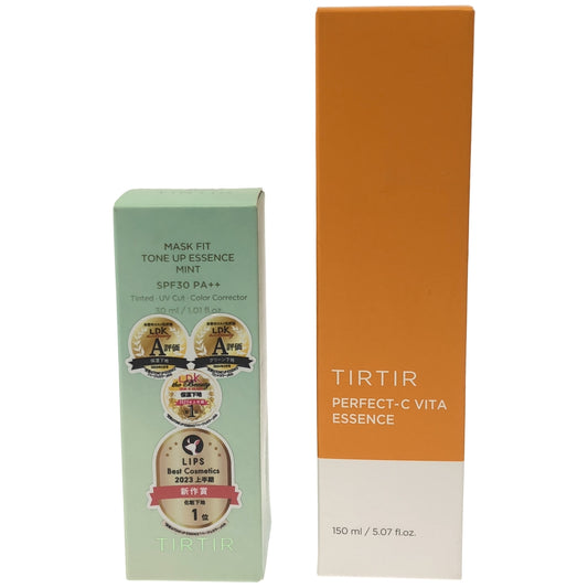 Z000 TIRTIR PERFECT-C VITA ESSENCE 150ml & MASK FIT TONE UP ESSENCE MINT 30ml 2個セット　ラスト1点！