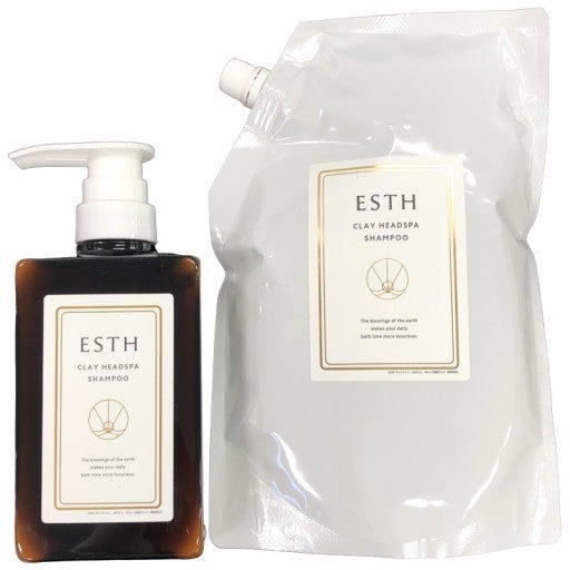 CH62 ★ ESTH エス ヘッドスパシャンプー クリームシャンプー ボトル 380g & 詰め替え用 760g セット 【D】