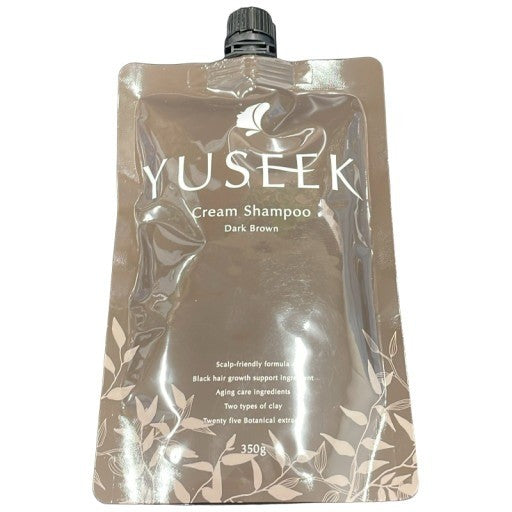 CD68 K YUSEEK ユーシーク クリームシャンプー ダークブラウン 350g
