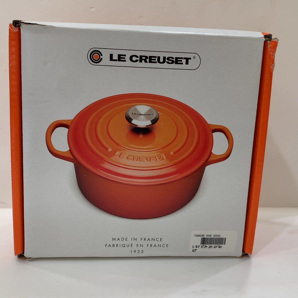 C9E1 D LE CREUSET ル・クルーゼ シグニチャー ココット・ロンド 18cm メレンゲ