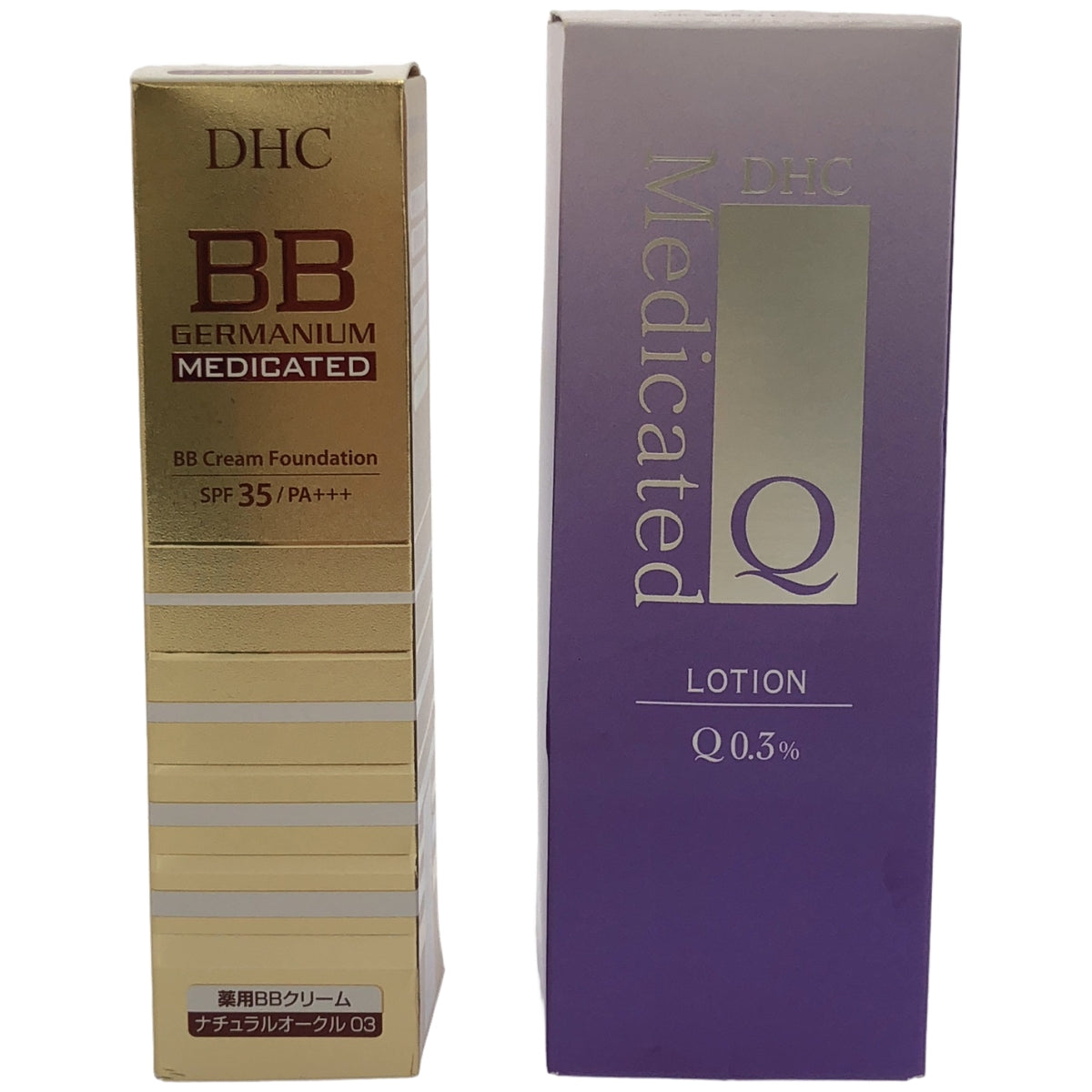 Z000 DHC 薬用 BBクリーム GE ナチュラルオークル03 40g & 薬用 Q ローション 160mL 2個セット