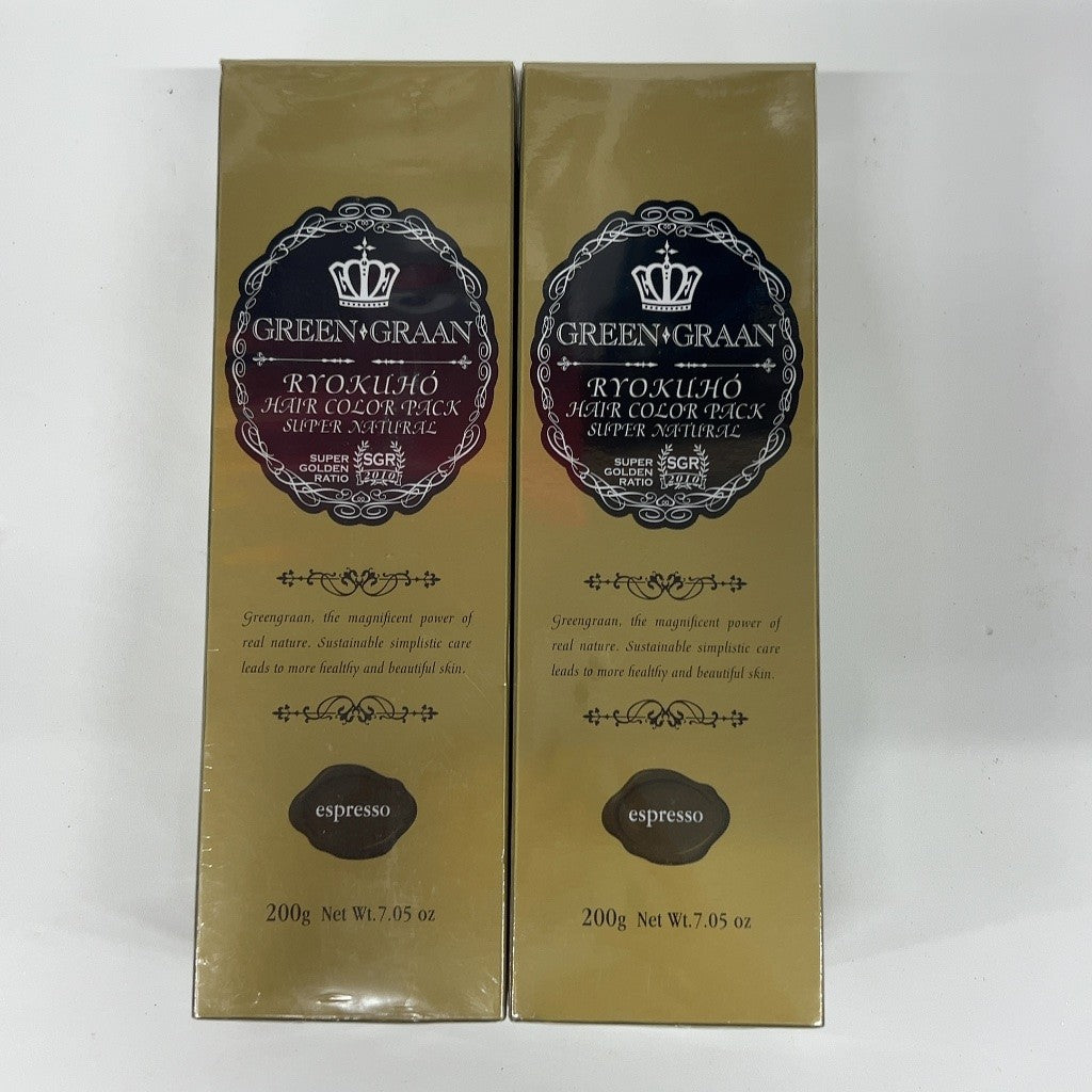 C37R クルード グリングラン緑宝ヘアカラーパックSN 200g 2個セット