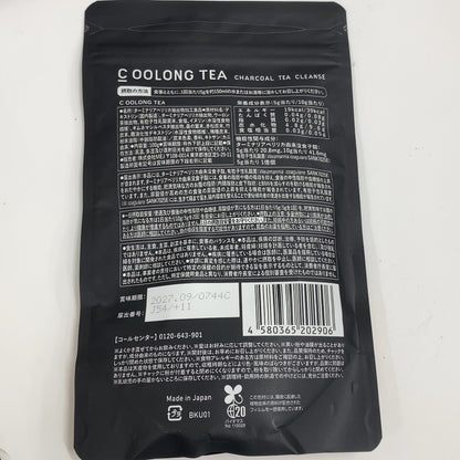 CB0F K C_OOLONG TEA　 シーウーロンティー 黒炭烏龍茶 チャコールティークレンズ　100g 2個セット●賞味期限：2027/09～