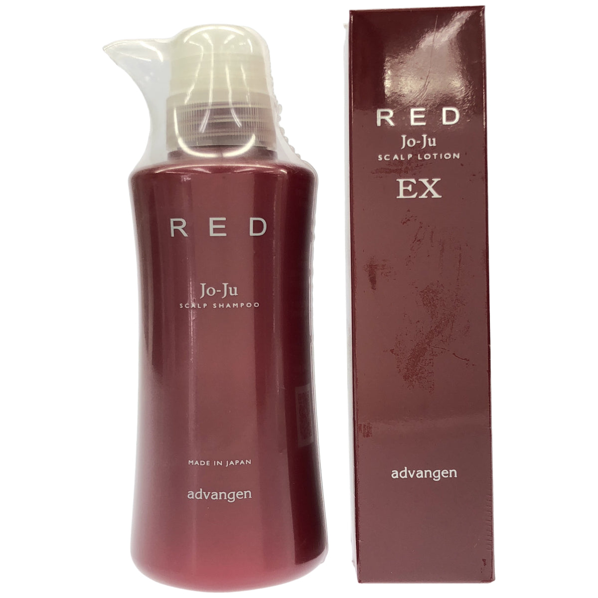 Z000 ジョジュ レッド スカルプシャンプー 300mL & スカルプレーション EX 120mL 計2本セット　ラスト1点！