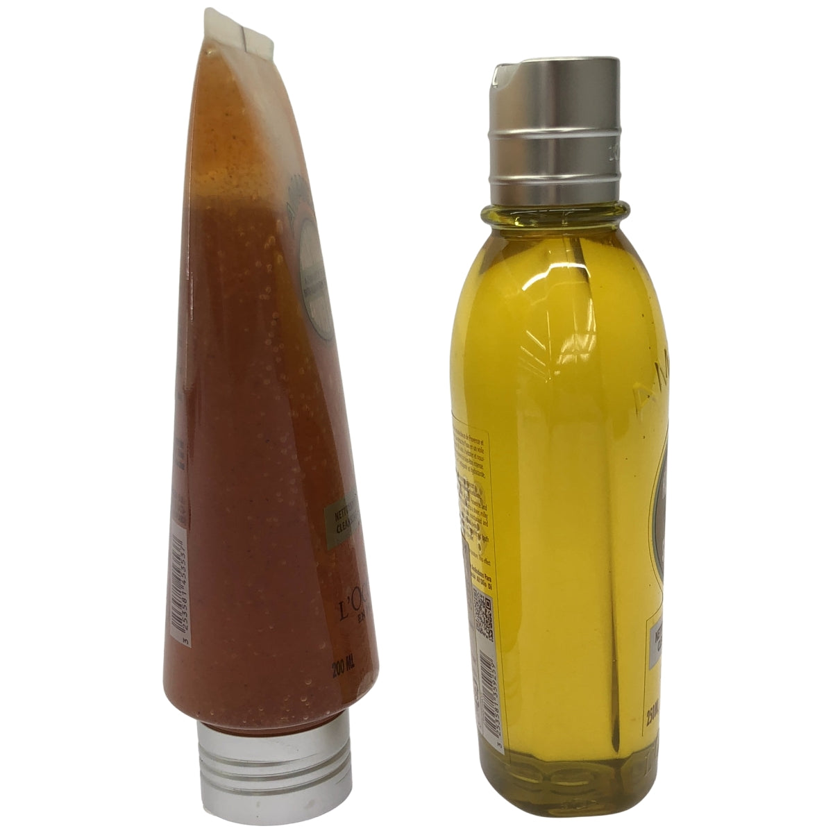 Z000 ロクシタン AS シャワースクラブ a 200ML & AD モイスチャライジング シャワーオイル 250ML 2個セット　ラスト1点！