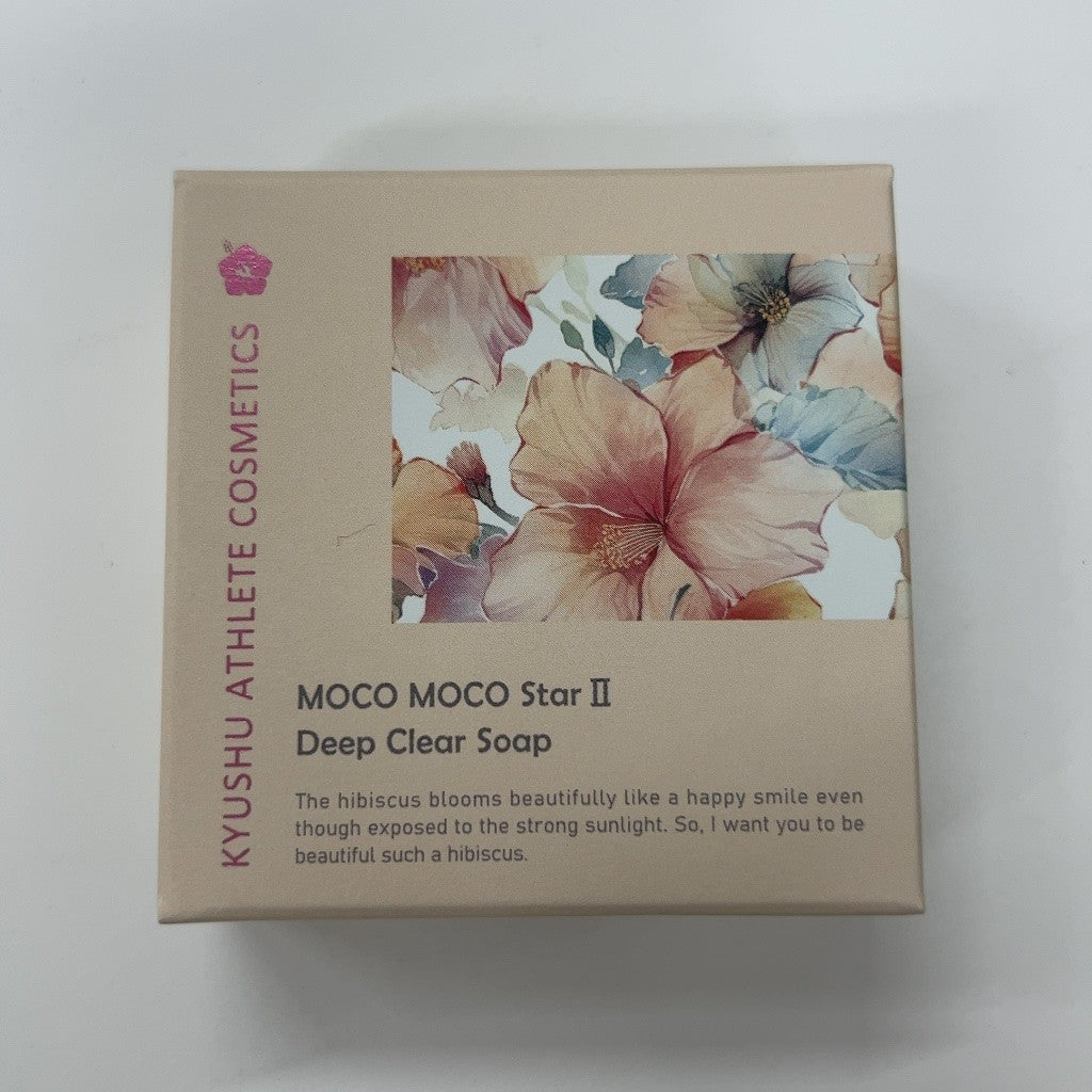 CT51 K 九州アスリート　MOCO MOCO StarⅡ( 2 ) ディープクリアソープ モコモコスター 洗顔石鹸 　45g 2個セット