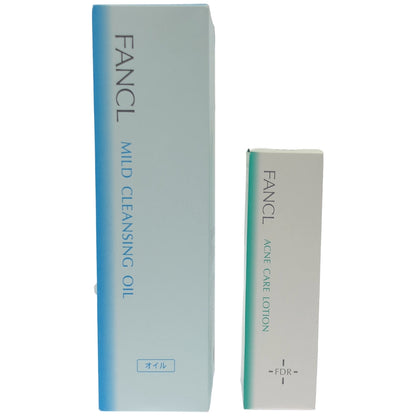 Z000 ファンケル マイルドクレンジング オイルe 120ml & アクネケア 化粧液b 30ml 2本セット