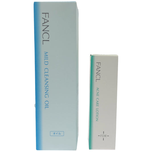 Z000 ファンケル マイルドクレンジング オイルe 120ml & アクネケア 化粧液b 30ml 2本セット