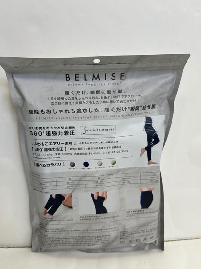 C587 BELMISE ベルミス パジャマレギンス スリーププラス マシュマロピンク LLサイズ