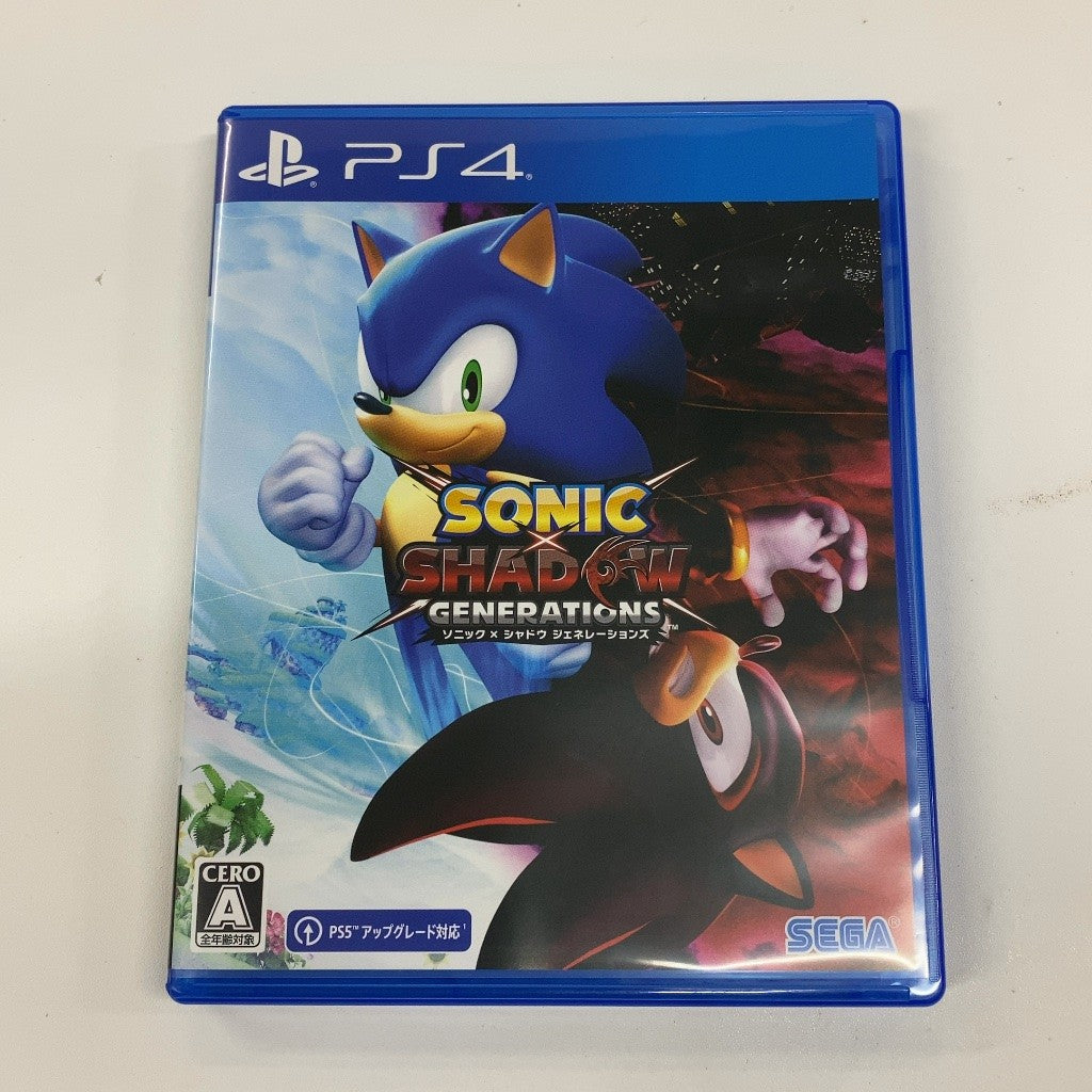 CU0B K SEGA セガ PS4 ソニック×シャドウ ジェネレーションズ