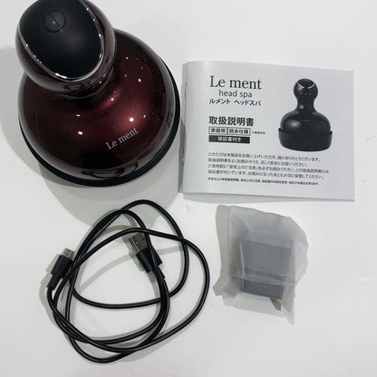 C9A3 D ■Le ment ルメント ヘッドスパ LM-HS01 充電式 ヘッドスパ 頭皮ケア シャンプーブラシ 頭皮ブラシ