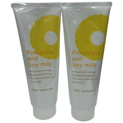 C001 パイナップル豆乳配合除毛クリーム 低刺激 大容量 230g VIO 全身 ムダ毛ケア レディース メンズ 230g 2個セット