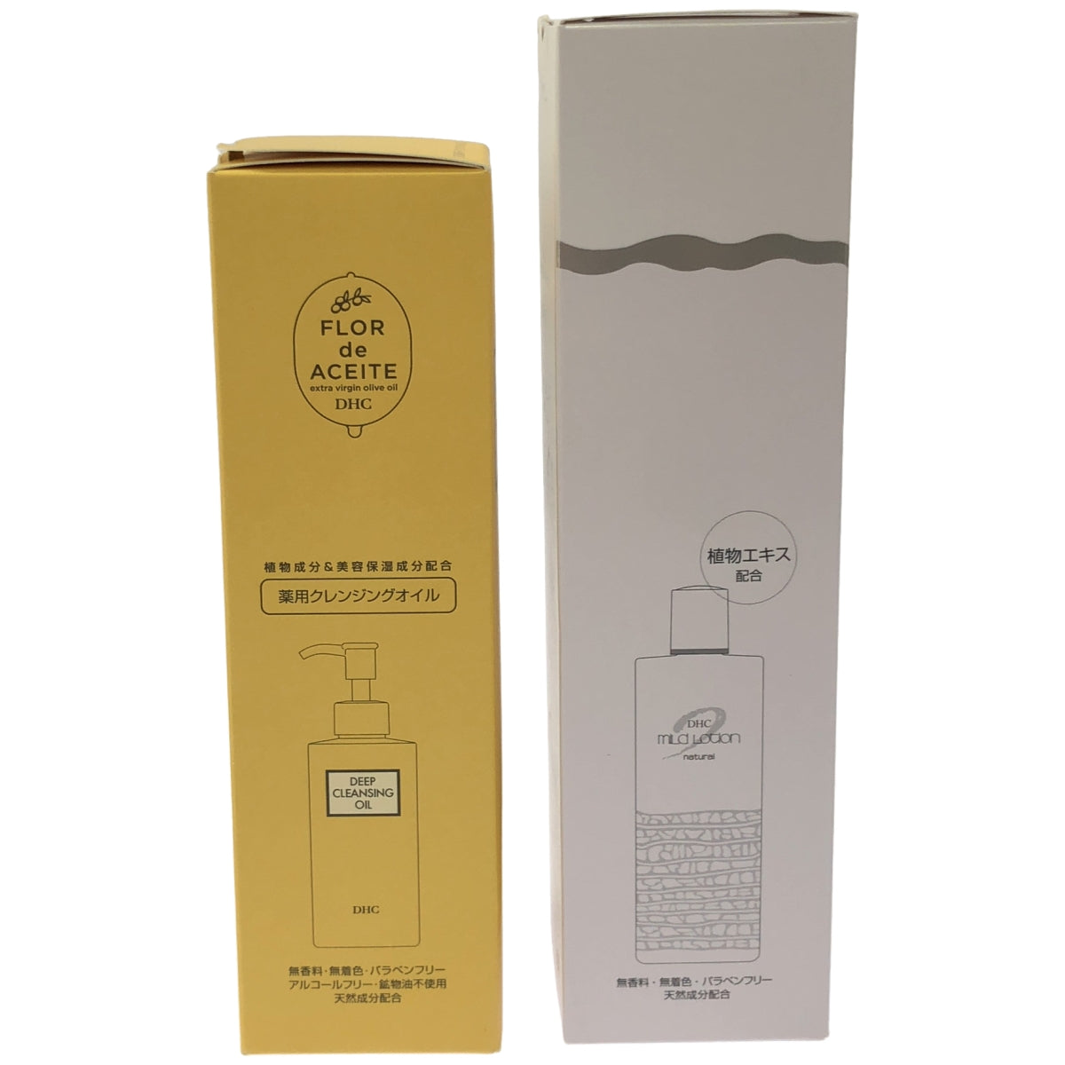 Z000 DHC 薬用 ディープクレンジング オイル ( L ) 200mL & マイルド ローション ( L ) 180mL 2本セット　ラスト1点！