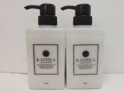 C749 ★KAMIKA カミカ オールインワンクリームシャンプー 頭皮ケア・ダメージケア 400g 2個セット