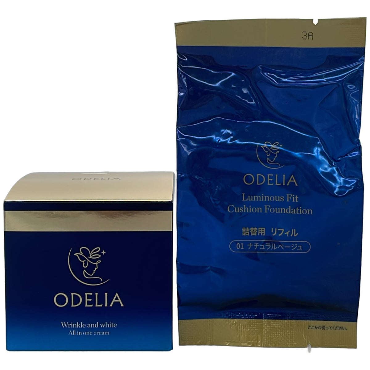 Z000 ODELIA リンクル&ホワイト AIO クリーム 50g など 2点セット　ラスト1点！