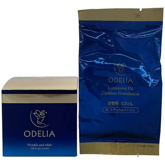 Z000 ODELIA リンクル&ホワイト AIO クリーム 50g など 2点セット　ラスト1点！