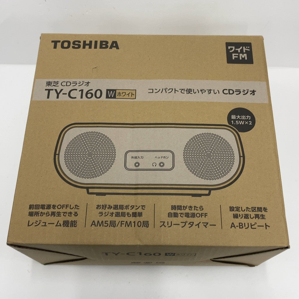 CW1B D TOSHIBA 東芝 CDラジオ TY-C160 ホワイト