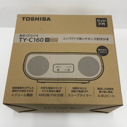 CW1B D TOSHIBA 東芝 CDラジオ TY-C160 ホワイト