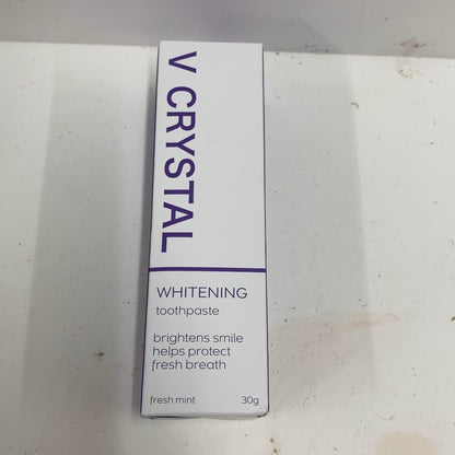 C505 V CRYSTAL（Vクリスタル） 虫歯 口臭ケア パープル歯磨き粉 フレッシュミント 30g