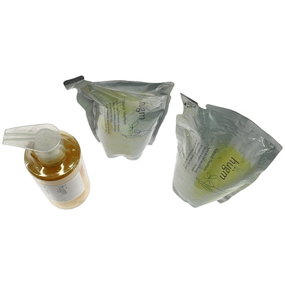 Z000 hugm ナチュラルシャンプー 500mL & 詰替用 450mL 2本 計3本セット　ラスト1点！