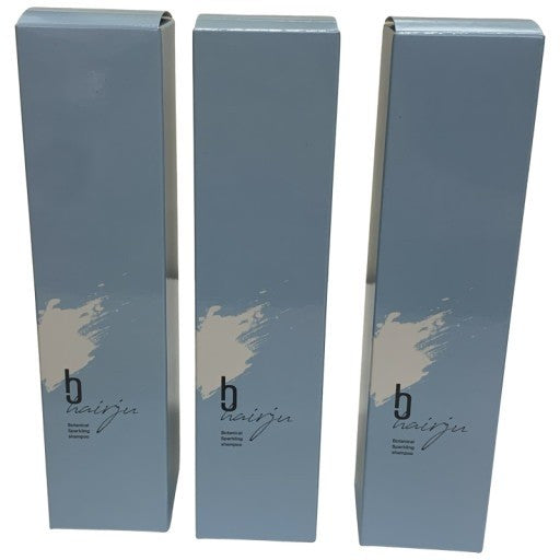 C858 ★hairju ヘアージュ ボタニカル スパークリングシャンプー アイリス＆フリージアの香り オーガニック ノンシリコン 200g 3個セット【V】