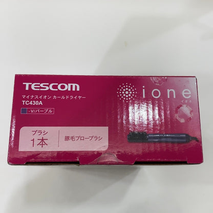C9B8 D テスコム　カールドライヤー ドライヤー コンパクト  ロールブラシ TC430A-V/E
