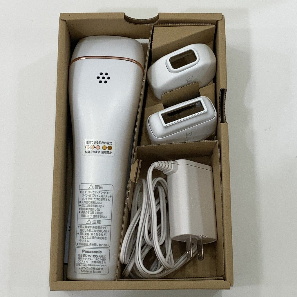C9C2 D パナソニック 光美容器 光エステ ボディ&フェイス用 ピンク調 ES-WH95-P