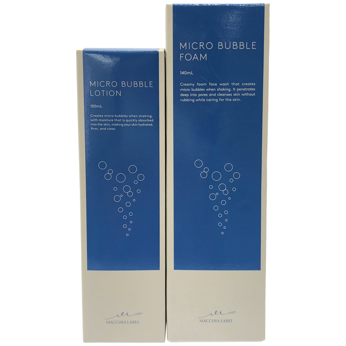 Z000 マキアレイベル マイクロバブルフォームa 140mL & 薬用マイクロバブルローション 100mL 2個セット　ラスト1点！