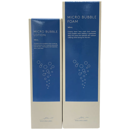 Z000 マキアレイベル マイクロバブルフォームa 140mL & 薬用マイクロバブルローション 100mL 2個セット　ラスト1点！