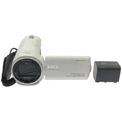Z000 SONY HDビデオカメラ Handycam HDR-CX670 ホワイト 光学30倍 HDR-CX670-W　ラスト1点！