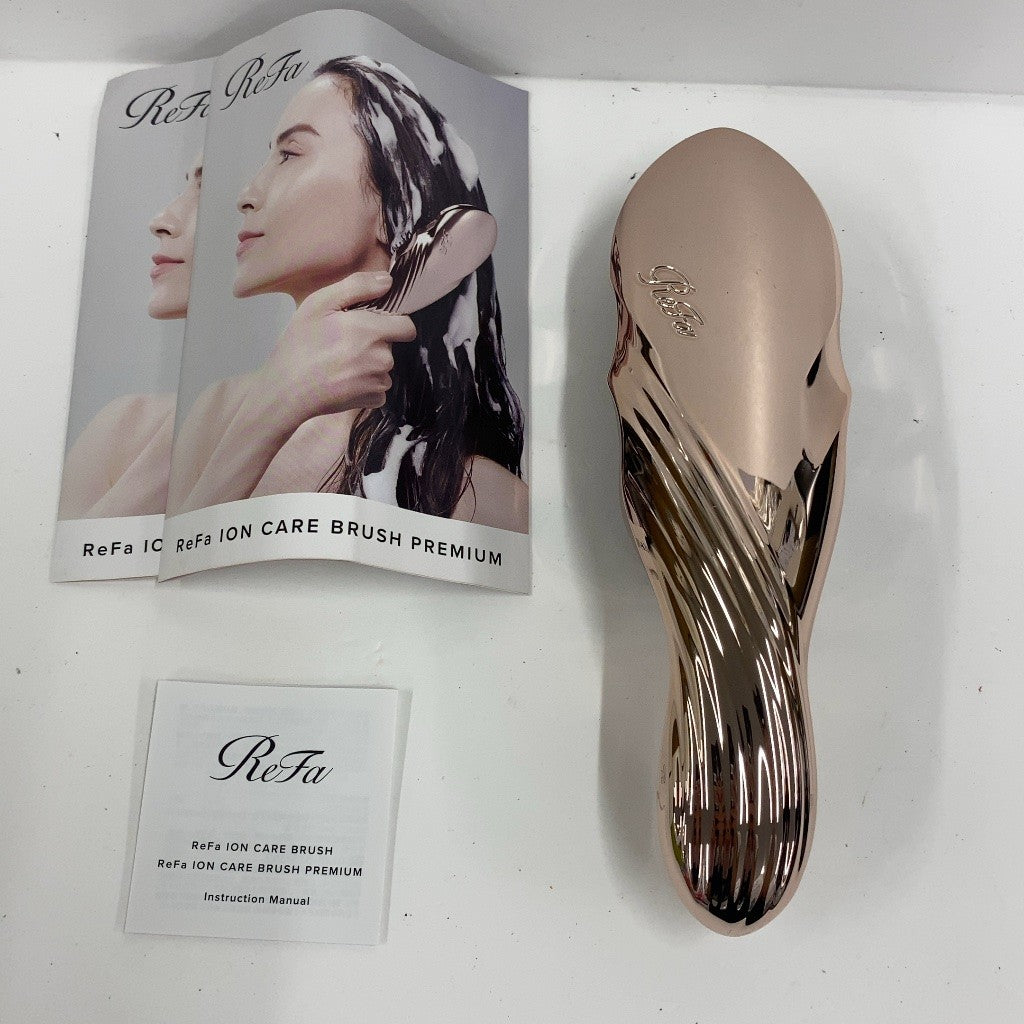 C54J D ReFa リファ イオンケアブラシプレミアム ローズゴールド RS-BB-00A