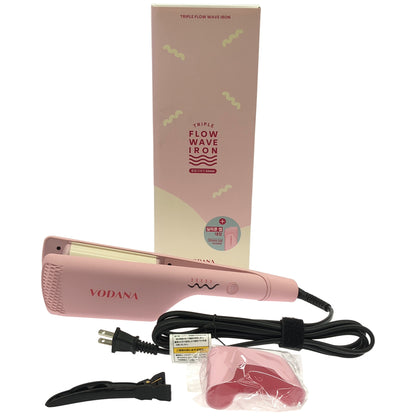 Z000 VODANA トリプルフローアイロン (32mm, Pink vanilla)　ラスト1点！