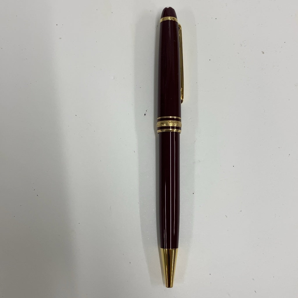 C92U K MONTBLANC モンブラン マイスターシュテュック クラシック ツイスト式 ボールペン ボルドー ゴールド