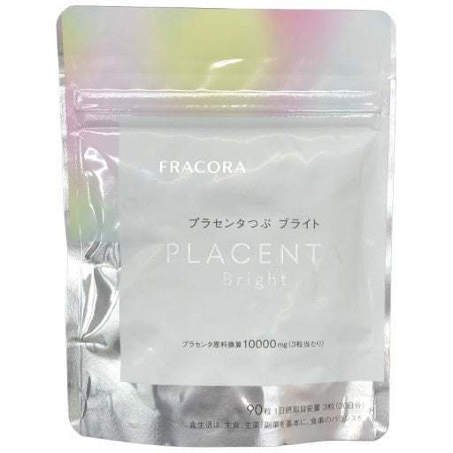 CB19 K fracora フラコラ プラセンタつぶブライト 90粒●賞味期限：2026/02～